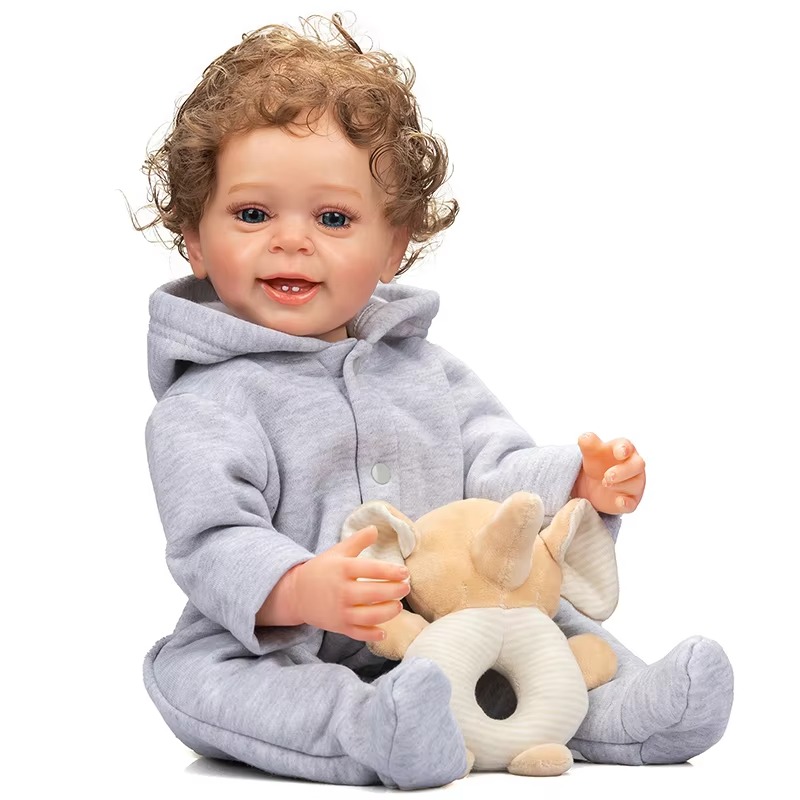 Baby Products For Bathing - Poupée bébé garçon réaliste en silicone