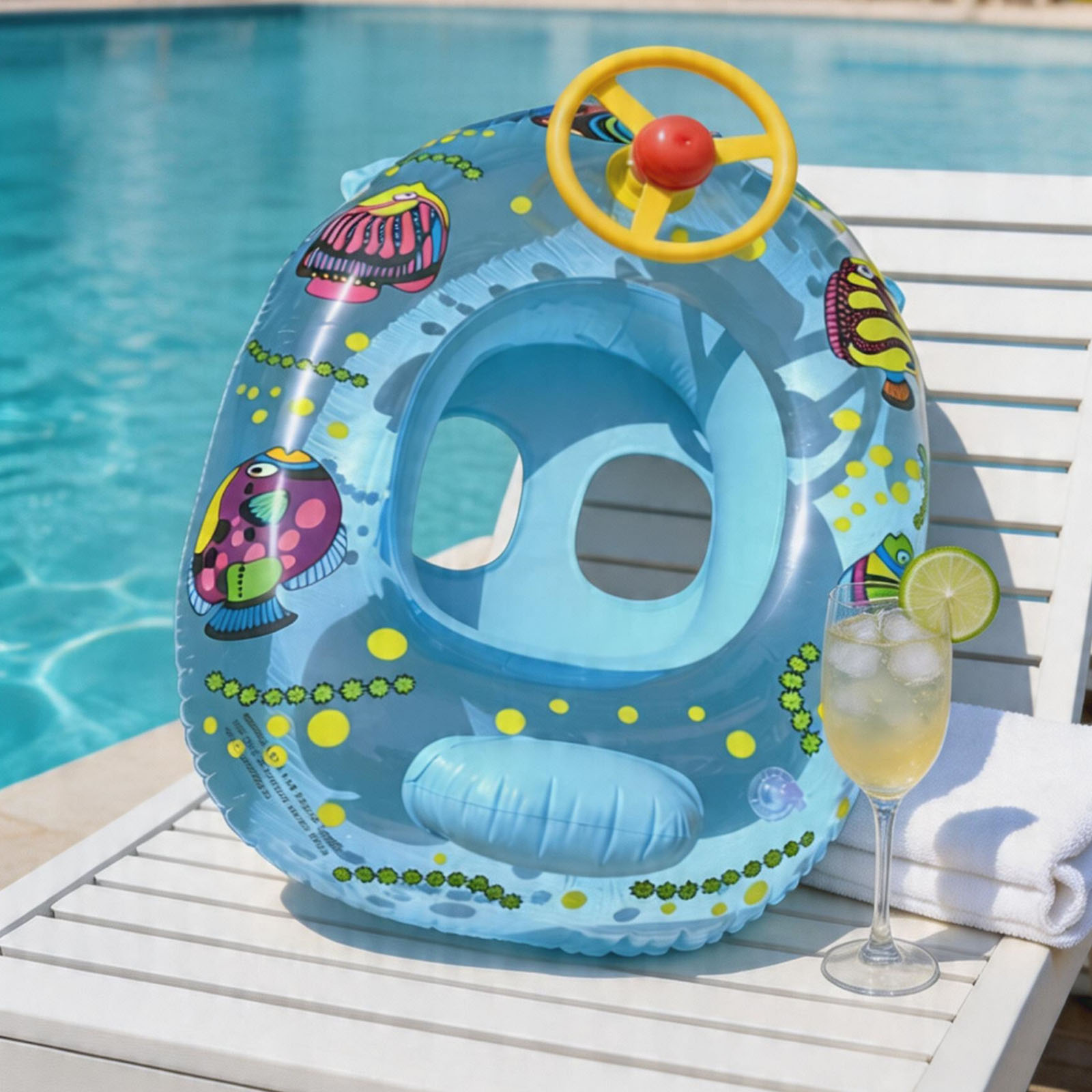 Bouée gonflable pour bébé, siè - Baby Swimming Floater avis et prix