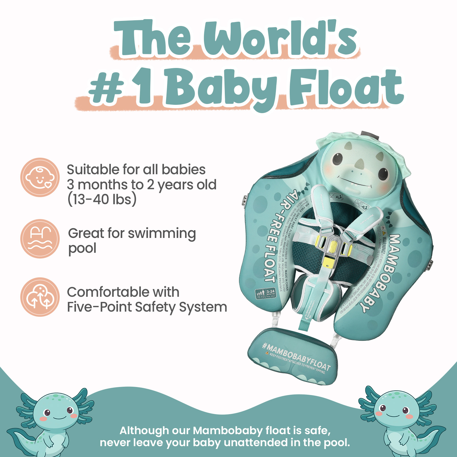 Mambobaby Flotteur avec Harnai - Baby Swimming Floater avis et prix