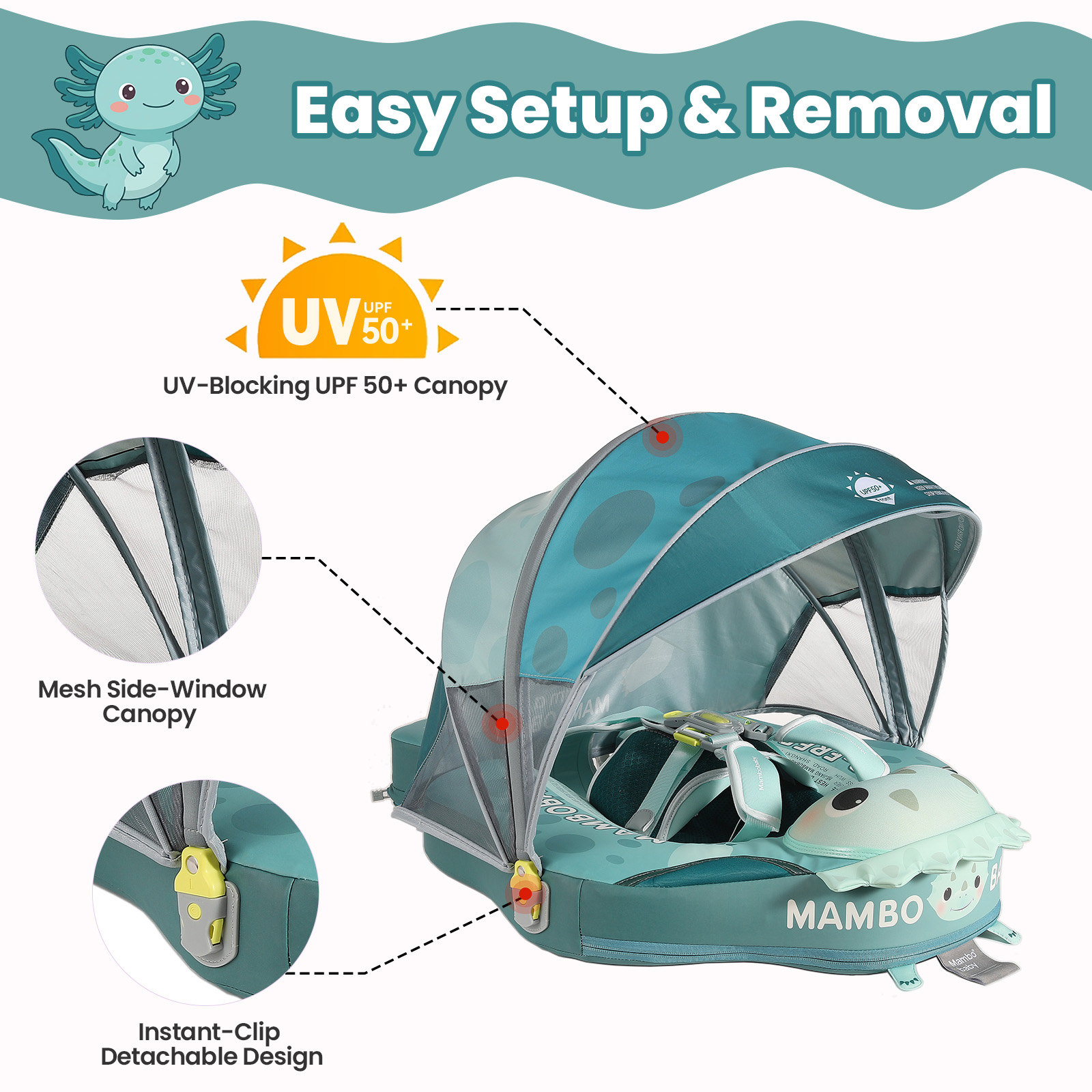 Mambobaby Flotteur avec Harnai - Baby Swimming Floater avis et prix